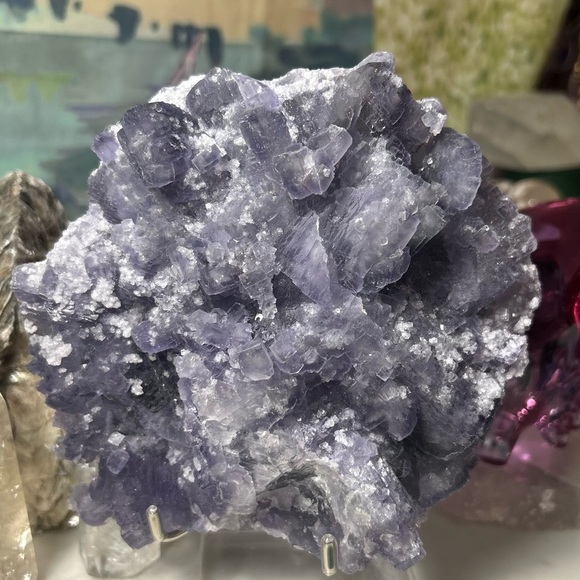 Purple Fujian Fluorite 3+ pounds - Picture 1 of 12